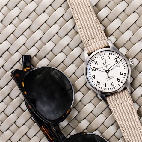 iwc beige textile strap|iwc sbtg straps.